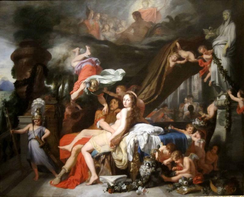 Gerard de Lairesse Hermes Ordering Calypso to Release Odysseus Sweden oil painting art